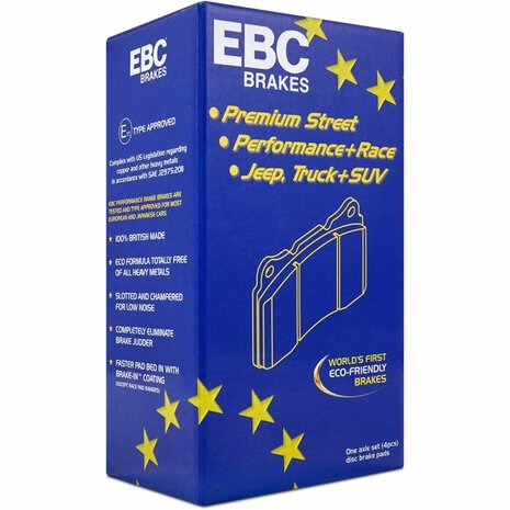 Kit gros freins Apollo - plaquettes de frein de remplacement - Yellowstuff EBC Honda
