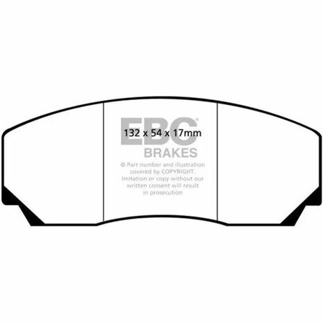 Kit gros frein Apollo - plaquettes de frein de remplacement - Bluestuff EBC Honda