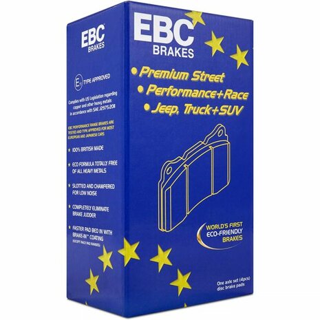 Kit gros frein Apollo - plaquettes de frein de remplacement - Bluestuff EBC Honda