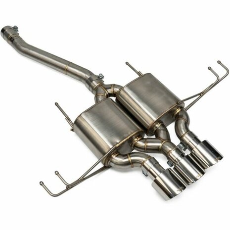 Catback exhaust system R60 stainless steel tips SRS Honda Civic Type R