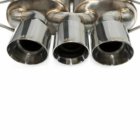Catback exhaust system R60 stainless steel tips SRS Honda Civic Type R