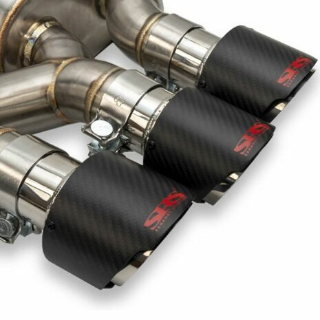 Catback-Auspuffanlage R60 Carbonspitzen SRS Honda Civic Type R