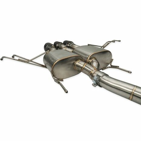 Catback-Auspuffanlage R60 Carbonspitzen SRS Honda Civic Type R
