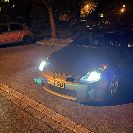 Projektorscheinwerfer Black housing Depo Nissan 350Z