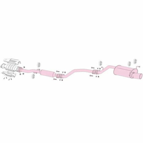 Catback-Auspuffanlage Fujitsubo Legalis R Honda Civic