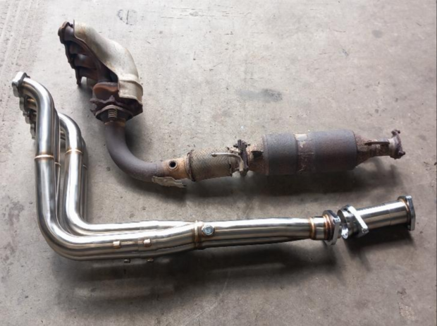 Verteiler 4-2-1 Edelstahl SRS Honda Accord K20 K24