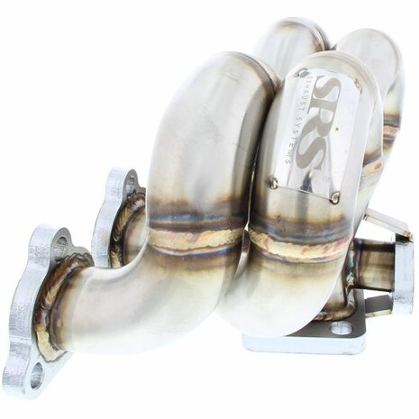 Turbo manifold stainless steel with T3 (Ramhorn) - wastegate 2 bolts 38mm SRS Honda