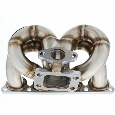 Turbo manifold stainless steel with T3 (Ramhorn) - wastegate 2 bolts 38mm SRS Honda