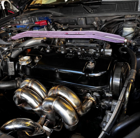 Turbo manifold stainless steel with T3 (Ramhorn) - wastegate 2 bolts 38mm SRS Honda