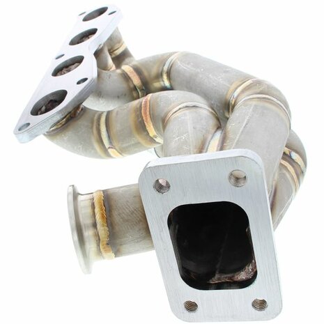 Turbo manifold stainless steel sidewinder T3 turbo flange, 44/46mm V-band wastegate flange SRS Honda