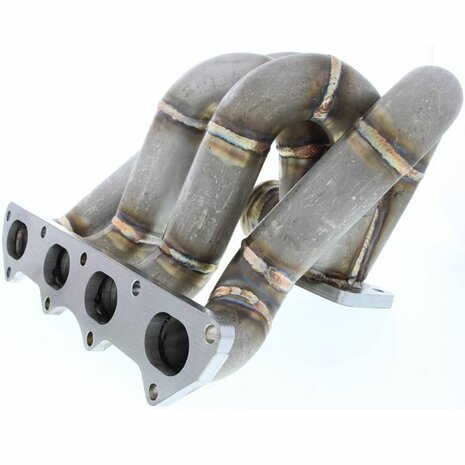 Collecteur turbo en acier inoxydable, montage sup&eacute;rieur avec bride T3 bride de soupape de d&eacute;charge en bande V 44-46 mm SRS Honda B-series