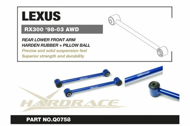 Bras lat&eacute;ral avant arri&egrave;re Lexus RX Hardrace