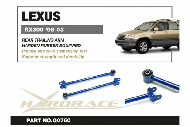 L&auml;ngslenker hinten Lexus RX Hardrace