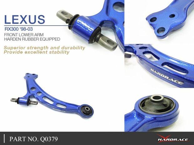 triangles inf&eacute;rieurs avant LEXUS RX300 &#039;98-03 Hardrace