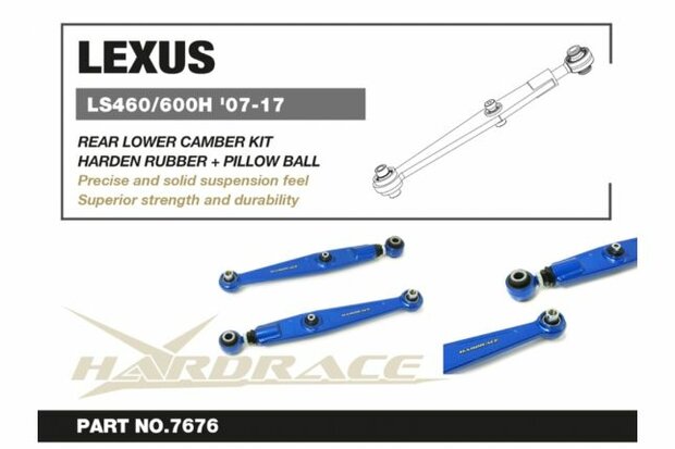Kit de carrossage inf&eacute;rieur Arri&egrave;re Lexus LS Hardrace