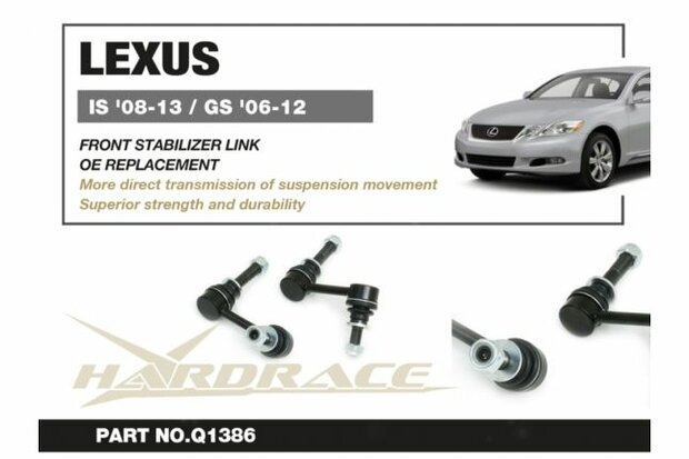 Barre stabilisatrice Avant Lexus IS, GS Hardrace