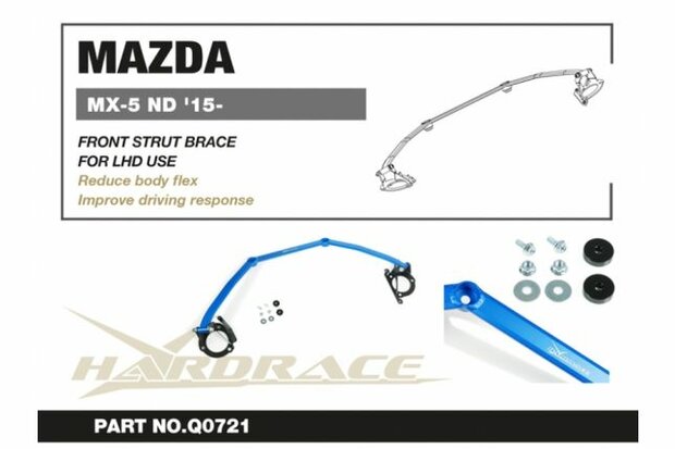 Domstrebe Vorne Mazda MX-5 Miata Hardrace