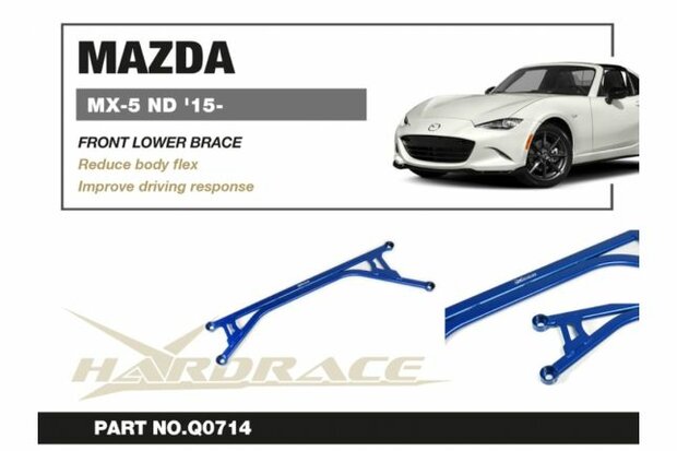 Renfort inf&eacute;rieur Avant Mazda MX-5 Miata Hardrace