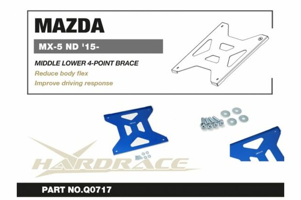 Br&uuml;cke unter Mitte Mazda MX-5 Miata Hardrace