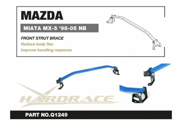 Pont de jambe de force Avant Mazda MX-5 MIATA Hardrace