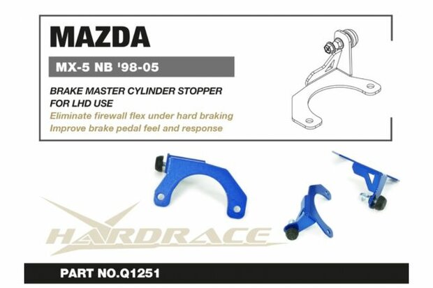 But&eacute;e de ma&icirc;tre-cylindre de frein Mazda MX-5 MIATA Hardrace
