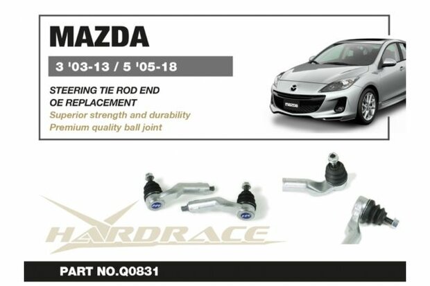 Rotule de direction Mazda 3, 5 Hardrace