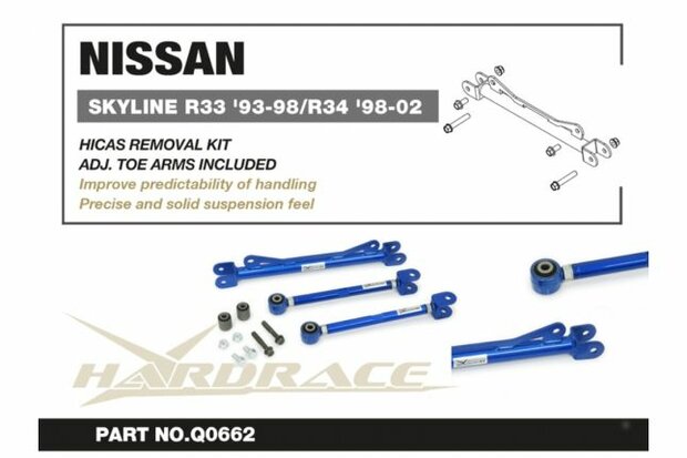 Kit de d&eacute;montage Hicas pour Nissan Skyline Hardrace
