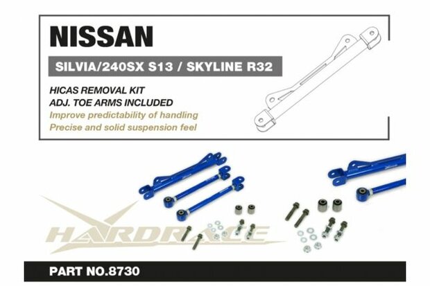 Kit de d&eacute;montage Hicas Nissan 240SX, Skyline Hardrace