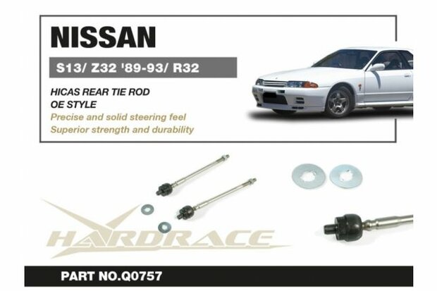 Biellette de direction arri&egrave;re Hicas Nissan 240SX, Skyline, s&eacute;rie Z Hardrace