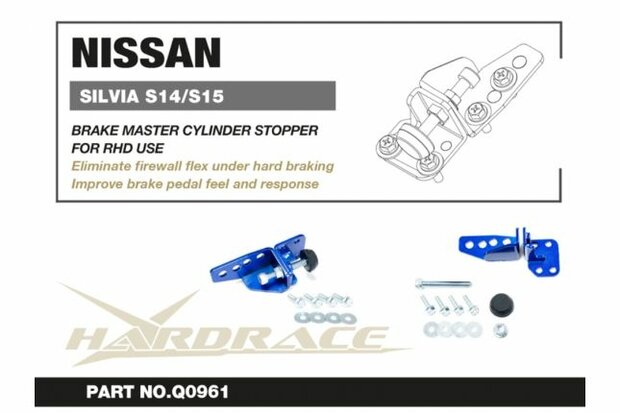 But&eacute;e de ma&icirc;tre-cylindre de frein Nissan 240SX / SILVIA Hardrace