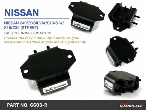 Support de bo&icirc;te de vitesses Harden Infiniti Q45, Nissan 240SX, s&eacute;rie Z Hardrace