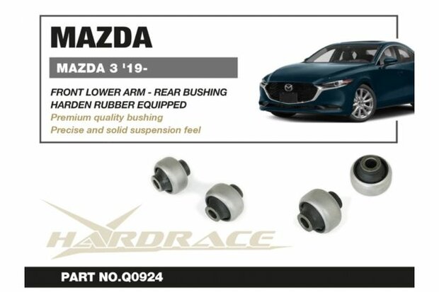 Querlenkergummi unten - Vorne - Hinten Mazda 3 / Axela Hardrace