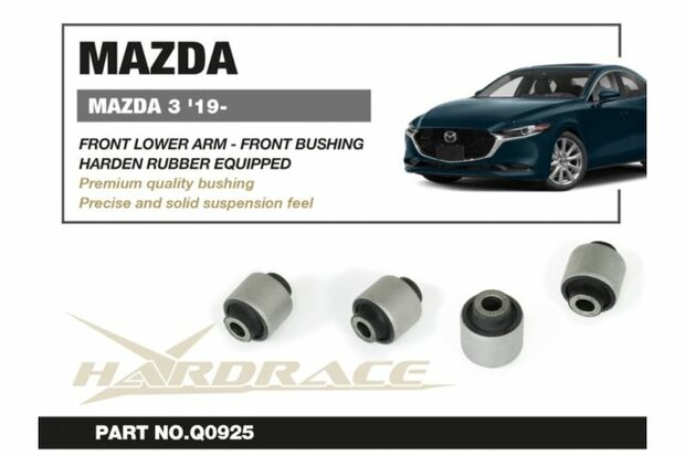 Caoutchouc de bras de suspension inf&eacute;rieur Avant Mazda 3 / Axela Hardrace