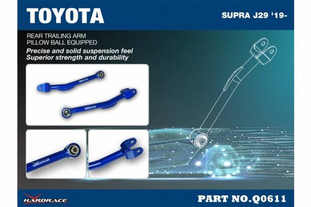 Slaaparm Achterzijde BMW 3 Serie, Z4, Toyota Supra Hardrace