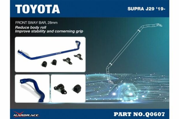 Stabilisatorstang Voorzijde Toyota Supra Hardrace