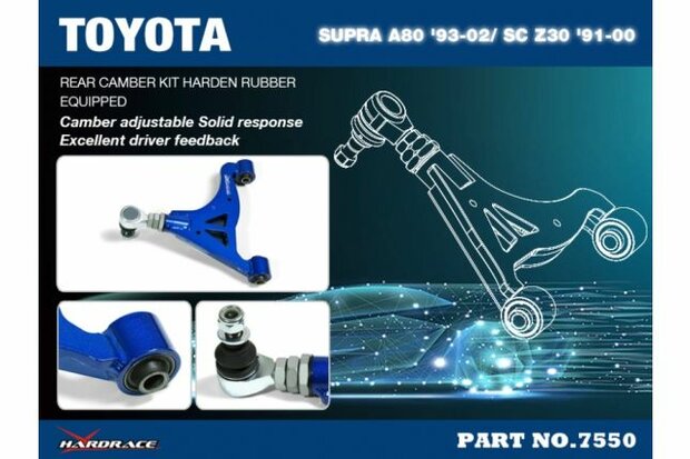 Sturzkit oben Hinten Lexus SC, Toyota Soarer, Supra Hardrace