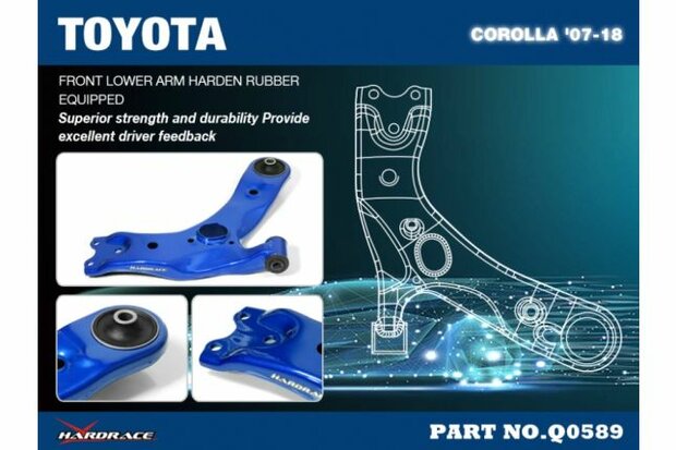 Unterer Querlenker vorn Scion, Toyota Hardrace