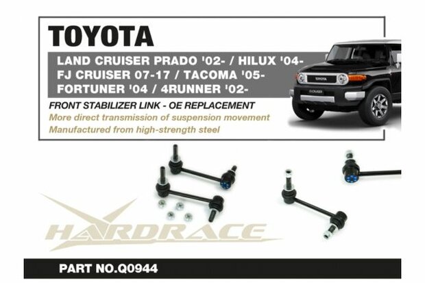 Stabilisatorstang Voorzijde Toyota, Lexus Hardrace