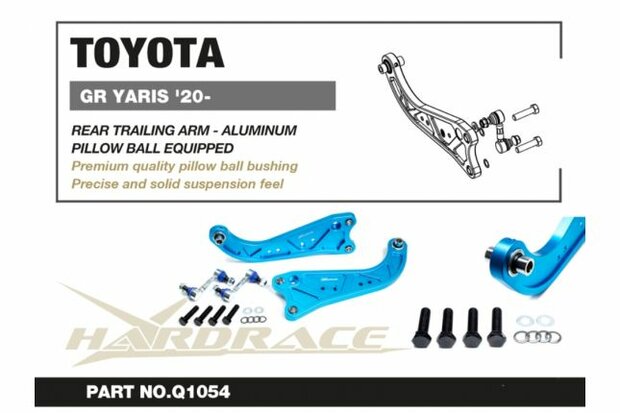 Slaaparm Achterzijde Toyota Yaris / vitz Hardrace