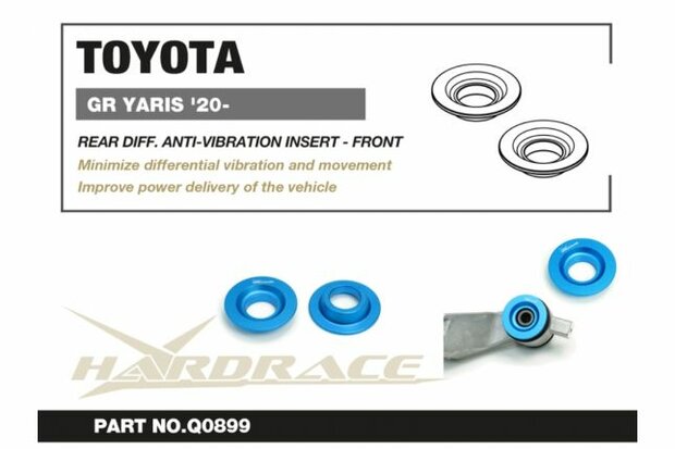Achter Diff. Anti-vibratie Insert - Voor Toyota Yaris / vitz Hardrace