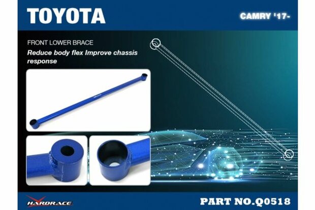 Strebe unten Vorne Toyota Camry Hardrace