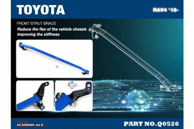 Federbeinbr&uuml;cke vorne Toyota RAV4 Hardrace