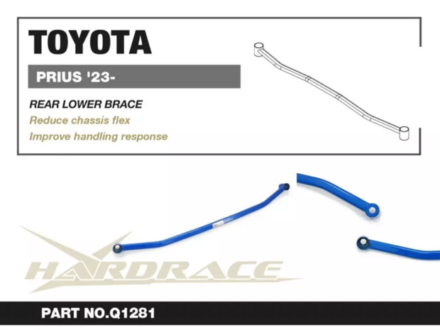 Bracket Bottom Rear Toyota Prius Hardrace