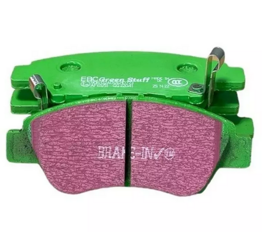 Front brake pads - Greenstuff EBC Honda CR-Z Insight Jazz