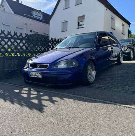 Frontsto&szlig;stangenlippe PU JDM EK9 Aerodynamics Honda Civic 96-98