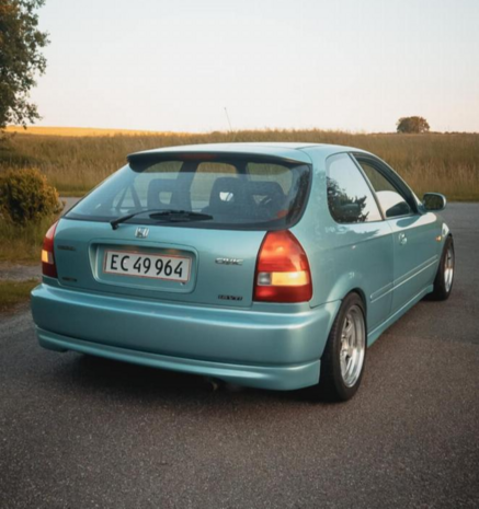 Hecksto&szlig;stangenlippe PU Type R Aerodynamics Honda Civic