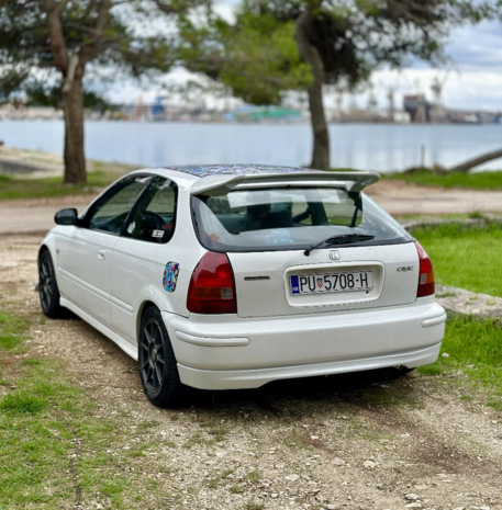 Hecksto&szlig;stangenlippe PU Type R Aerodynamics Honda Civic