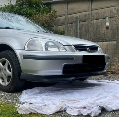 Frontsto&szlig;stangenlippe PU Type R Aerodynamics Honda Civic EK EJ