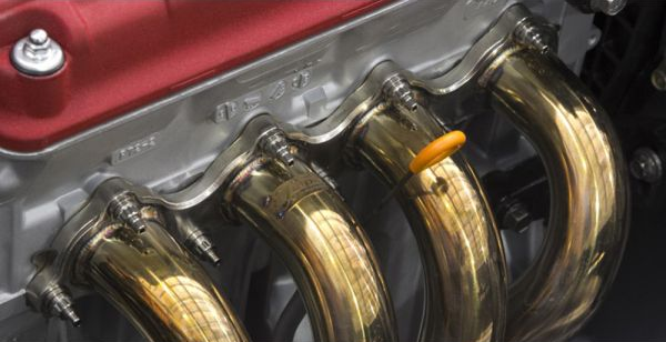 Titanium draadeind set in- of uitlaatzijde cilinderkop - M8x45mm 10x SpeedFactory Honda