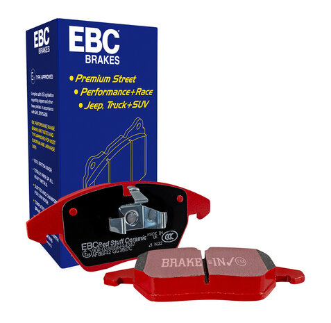 Voor Remblokken Redstuff Subaru Impreza Legacy Outback EBC